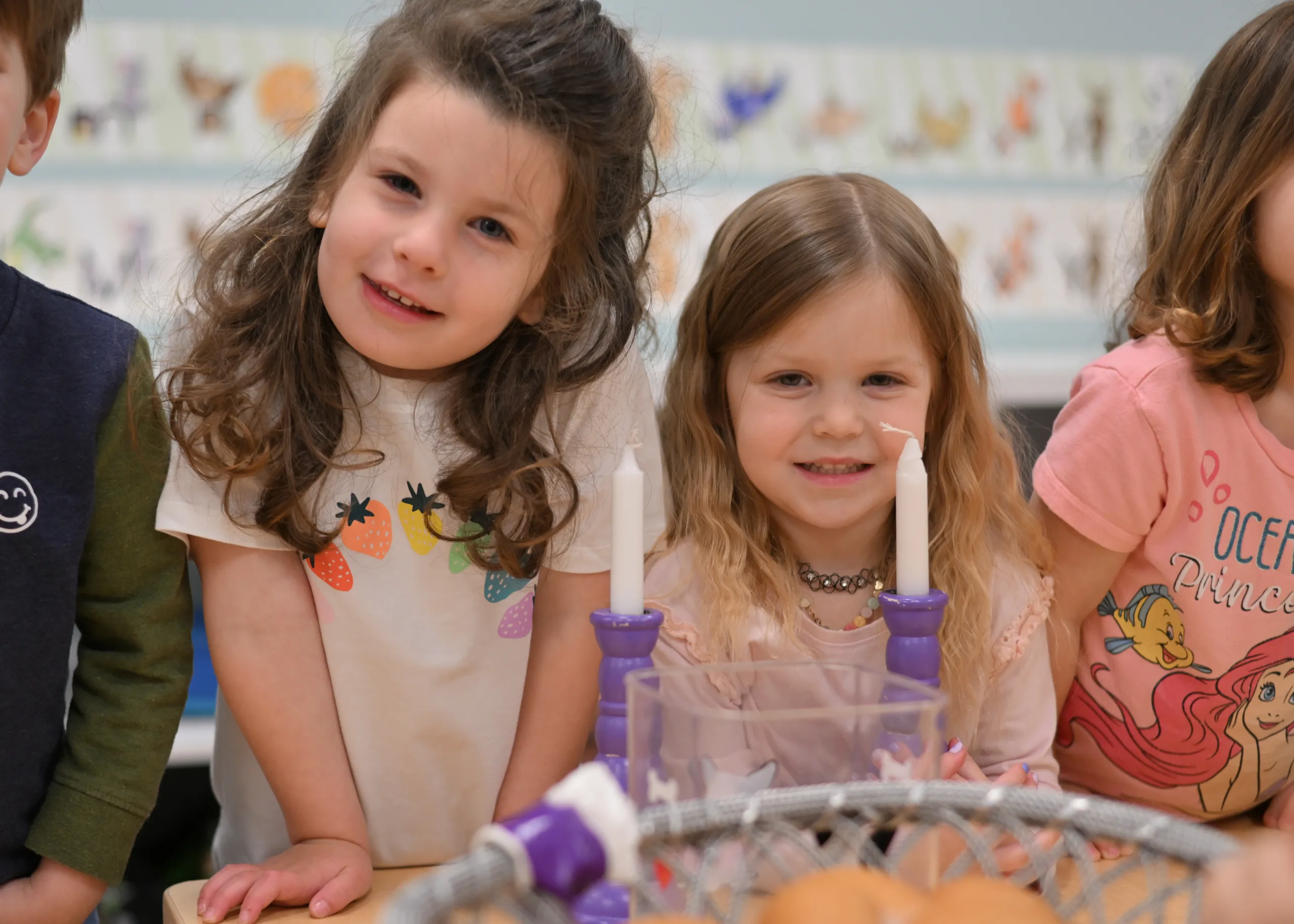 Children Lighting Candles