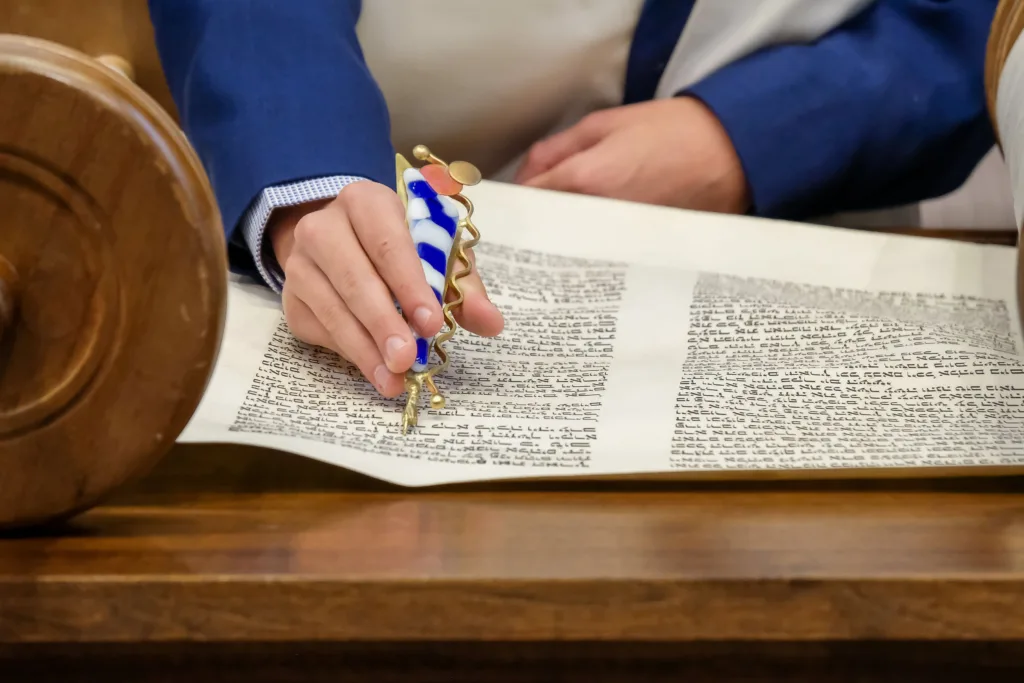 Child Reading Torah